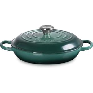 Le Creuset Enameled Cast Iron Signature Braiser, 3.5 qt., Cerise(Artichaut)