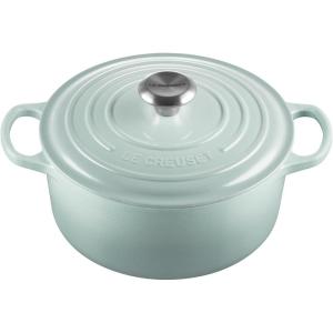Le Creuset Enameled Cast Iron Signature Round Dutch Oven, 7.25 qt., Sea Salt(Sea Salt)