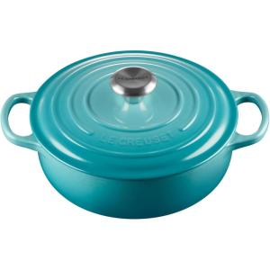 Le Creuset Enameled Cast Iron Signature Sauteuse Oven, 3.5 qt., Oyster(Caribbean)