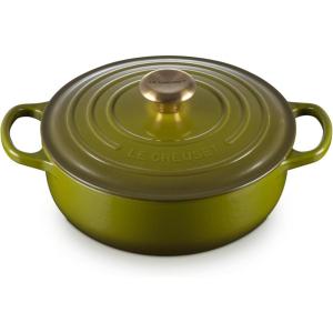 Le Creuset Enameled Cast Iron Signature Sauteuse Oven, 3.5 qt., Oyster(Olive)