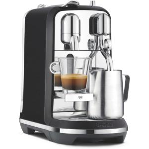 Nespresso Creatista Plus Espresso Machine by Breville, Brushed Stainless Steel(Black Truffle)