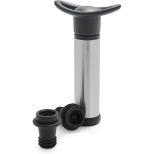 Sur La Table 3-Piece Wine Pump Set, Stainless Steel