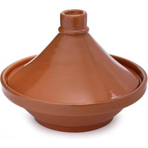 Sur La Table 8.5″ Glazed Moroccan Terra Cotta Ceramic Tagine Pot