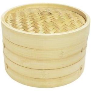 Sur La Table Bamboo Steamer, 10″, Yellow(Yellow)