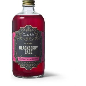 Sur La Table Blackberry Sage Craft Cocktail Concentrate, Red