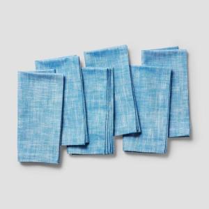 Sur La Table Chambray Napkins, Set of 6, Black(Blue)