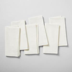 Sur La Table Chambray Napkins, Set of 6, Black(White)