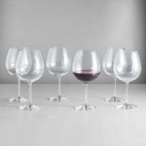 Sur La Table Chateau Soft Red Wine Glass, Set of 6, Clear