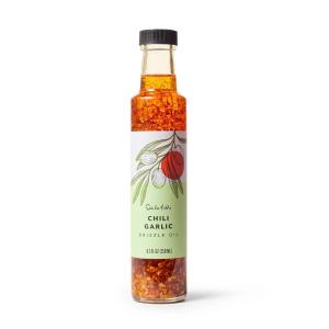 Sur La Table Chili Garlic Oil Drizzle, Orange