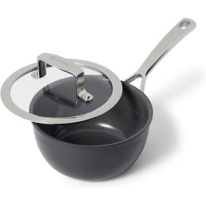 Sur La Table Classic Hard Anodized Ceramic Nonstick Saucepan, Aluminum(Aluminum)