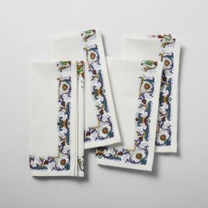 Sur La Table Deruta Napkins, Set of 4, White
