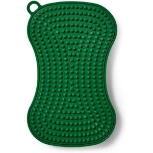 Sur La Table Dual-Action Silicone Sponge, Green