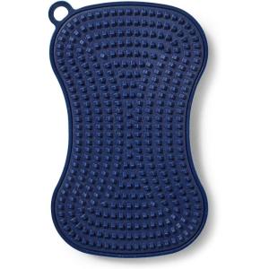 Sur La Table Dual-Action Silicone Sponge, Navy
