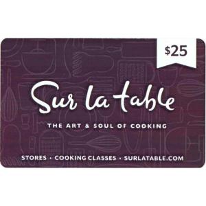 Sur La Table Gift Card $50(25)
