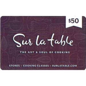 Sur La Table Gift Card $50(50)
