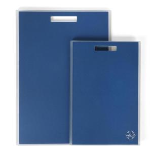 Sur La Table Kitchen Essentials 2 Piece (17″ x 12″ & 13″ x 9″) Cutting Board Set – Blue(Blue)