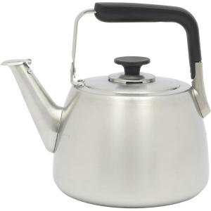 Sur La Table Kitchen Essentials 2 Qt Heavy Gauge Brushed Stainless Steel Whistling Tea Kettle – Durable Stovetop Kettle(Brushed Stainless)
