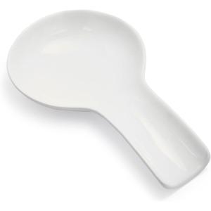 Sur La Table Porcelain Spoon Rest, White