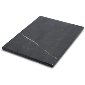 Sur La Table Rectangular Marquina Marble Serving Board, Black
