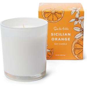 Sur La Table Sicilian Orange Candle, White