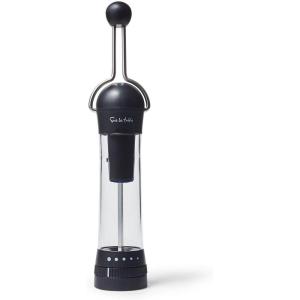 Sur La Table Spice XL Ratchet Mill Grinder with 5 Adjustable Coarse settings, 3/4 cup Capacity, Black(Black)