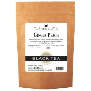 The Republic of Tea – Ginger Peach Black Tea, Caffeinated, 50 Count(250 Count (Pack of 1))