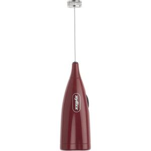 Zyliss Handheld Electric Milk Frother Wand – Versatile Drink Mixer – Frother for Coffee, Cappuccinos, Lattes or Shakes for Perfect Foam, Hot or Cold – Red(Red)