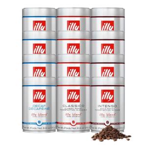 illy Whole Bean Coffee – Perfectly Roasted – Colombia Medium Roast – Smooth Taste, Notes of Fruit – Fruit Notes – 100% Arabica Beans – No Preservatives – 8.8 Ounce(Variety Pack)