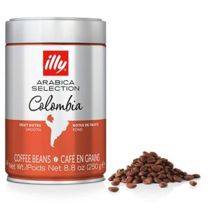 illy Whole Bean Coffee – Perfectly Roasted – Colombia Medium Roast – Smooth Taste, Notes of Fruit – Fruit Notes – 100% Arabica Beans – No Preservatives – 8.8 Ounce(Colombia Single Origin Medium Roast)