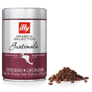 illy Whole Bean Coffee – Perfectly Roasted – Colombia Medium Roast – Smooth Taste, Notes of Fruit – Fruit Notes – 100% Arabica Beans – No Preservatives – 8.8 Ounce(Guatemala Single Origin Dark Roast)