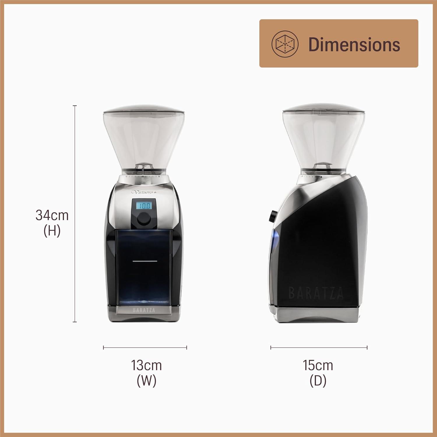 imageBaratza Virtuoso Coffee Grinder ZCG587BLK Black