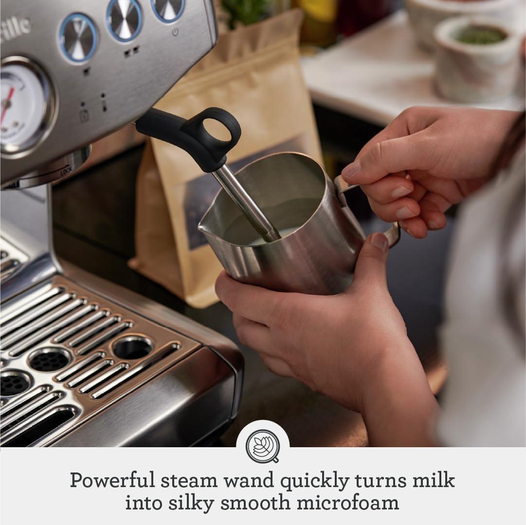 imageBreville Barista Express Impress BES876BST Black Stainless SteelOlive Tapenade