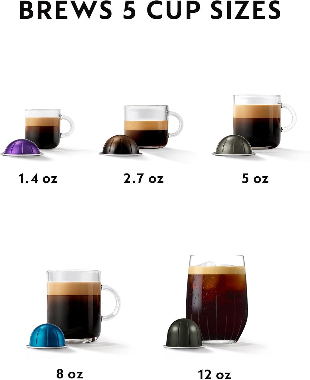 imageNespresso LimitedEdition Vertuo Pop Coffee and Espresso Maker by DeLonghi Pastel YellowMango