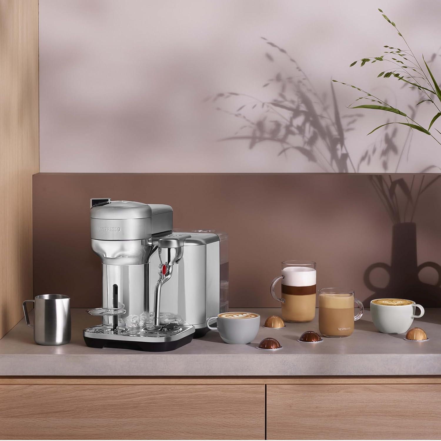 imageNespresso Vertuo Creatista Coffee and Espresso Maker by Breville Brushed Stainless SteelBrushed Stainless Steel