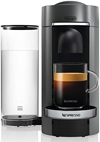 imageNespresso Vertuo Plus Deluxe Coffee and Espresso Maker by DeLonghi Titan with Aeroccino Milk Frother 110 VoltsTitan