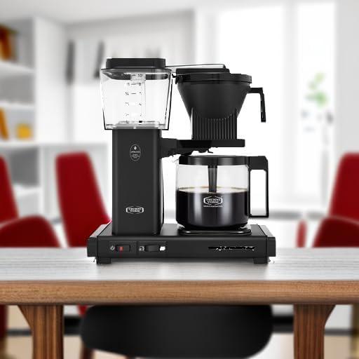imageTechnivorm Moccamaster 53941 KBGV Select 10Cup Coffee Maker Polished Silver 40 ounce 125lMatte Black