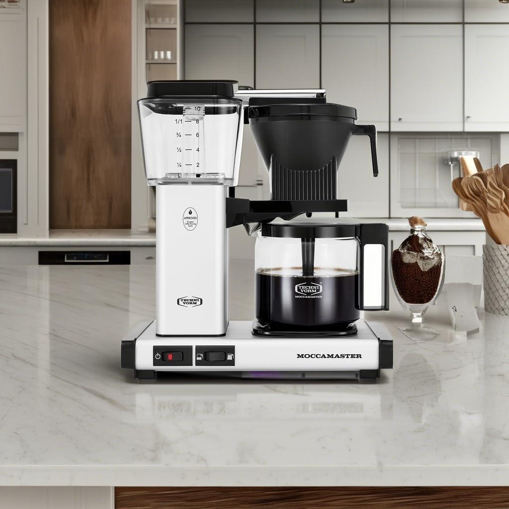 imageTechnivorm Moccamaster 53941 KBGV Select 10Cup Coffee Maker Polished Silver 40 ounce 125lMatte Silver
