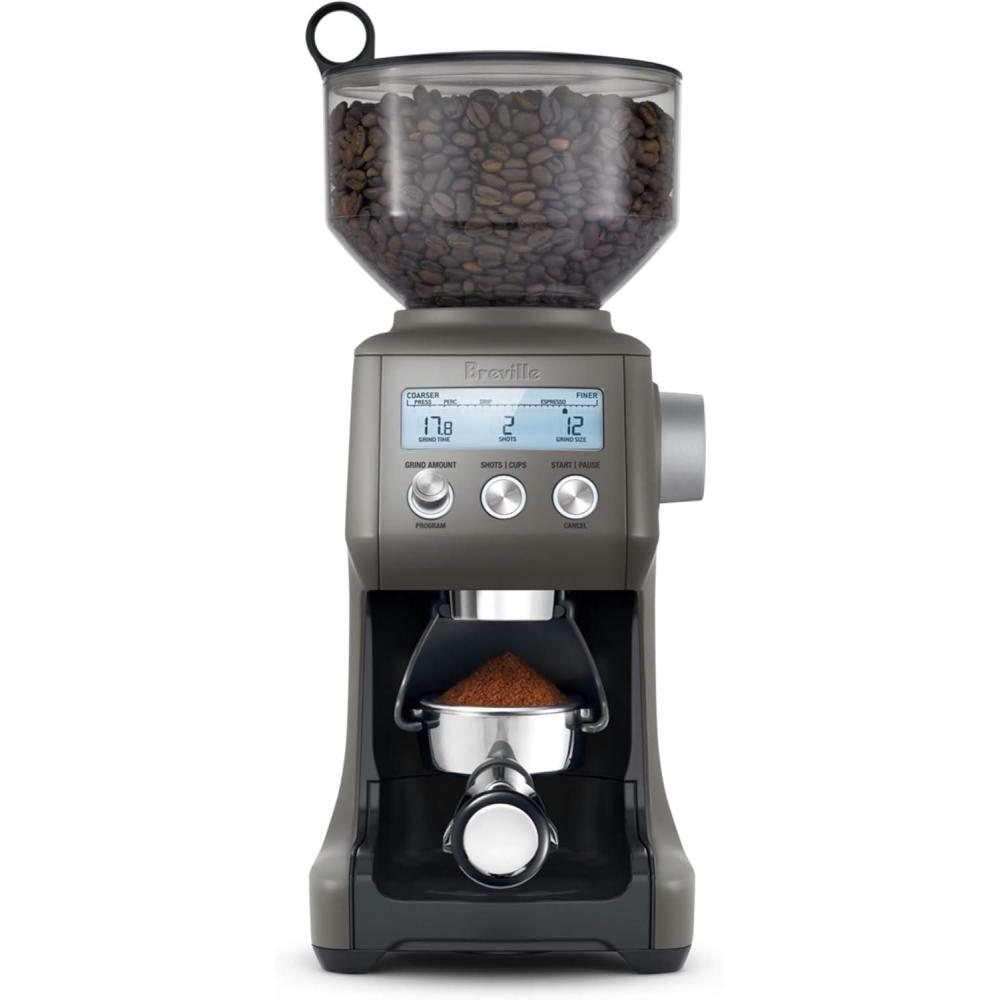 imageBreville BCG820BTR Smart Grinder Pro for Coffee and Espresso Black TruffleOyster Shell