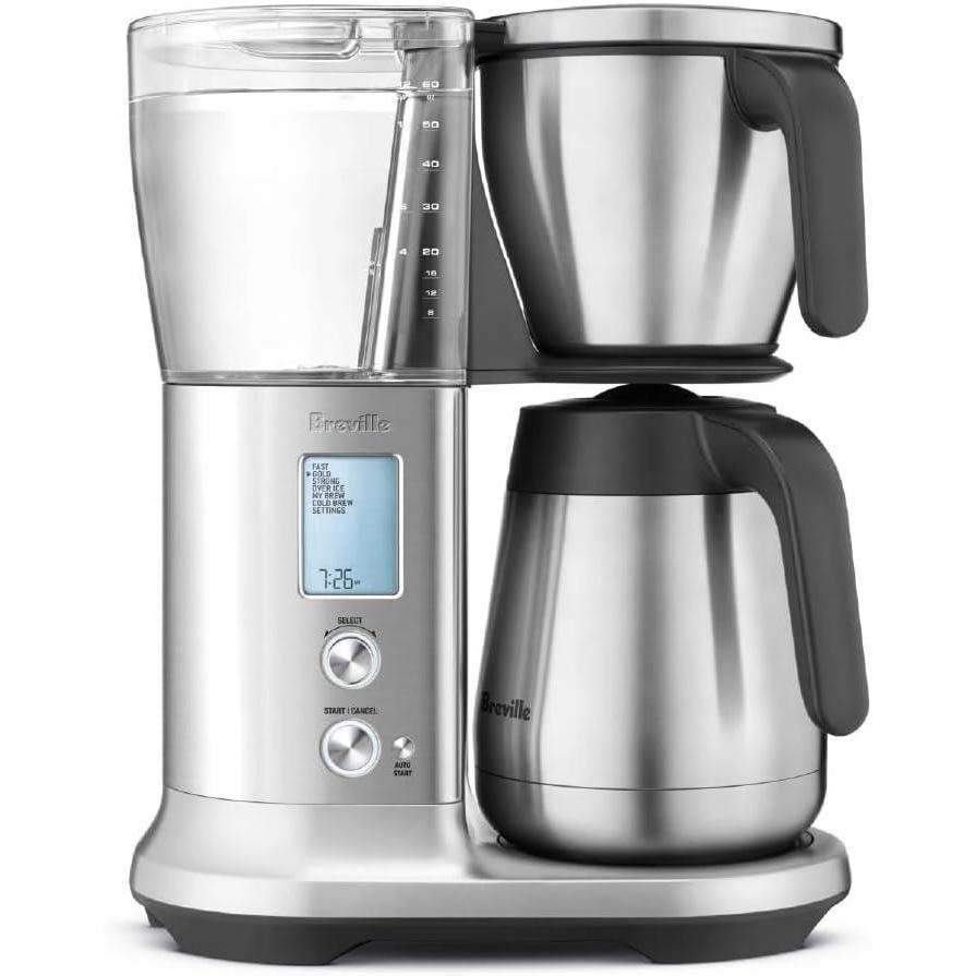 imageBreville BDC450BSS Precision Brewer Drip Coffee Maker Thermal Carafe 60 oz Brushed Stainless Steel