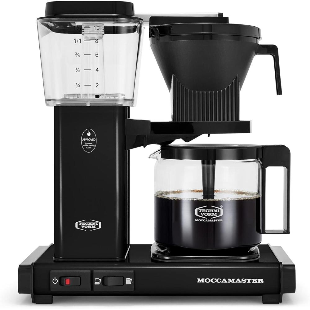 imageTechnivorm Moccamaster 53941 KBGV Select 10Cup Coffee Maker Polished Silver 40 ounce 125lBlack