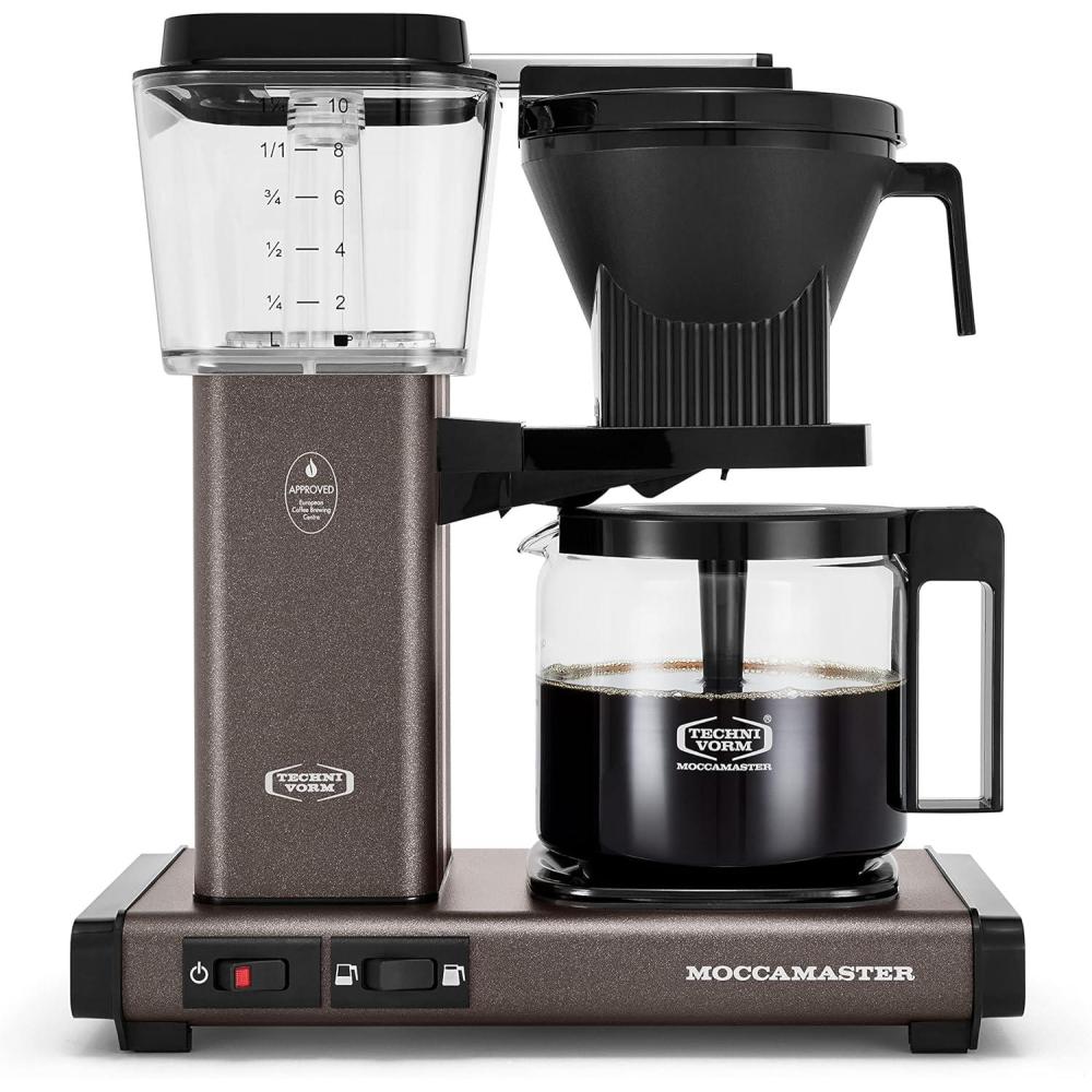 imageTechnivorm Moccamaster 53941 KBGV Select 10Cup Coffee Maker Polished Silver 40 ounce 125lSlate