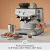 Breville Barista Express Espresso Machine BES870XL, Brushed Stainless Steel(Black Sesame)
