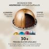 Nespresso Festive Vertuo Pop+ Deluxe Coffee and Espresso Maker by Breville with Milk Frother, Matte Black Gold(Matte Black Gold)