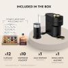 Nespresso Festive Vertuo Pop+ Deluxe Coffee and Espresso Maker by Breville with Milk Frother, Matte Black Gold(Matte Black Gold)