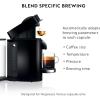 Nespresso Vertuo Plus Deluxe Coffee and Espresso Maker by De’Longhi, Titan with Aeroccino Milk Frother, 110 Volts(Black)