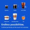 Philips 3300 Series Fully Automatic Espresso Machine with integrated milk frother and grinder, 5 Hot & Iced Coffee Pre-Sets, 40% Quieter SilentBrew, 15-Bar Pressure, Glossy Black (EP3326/90)(Glossy Black (Ep 3341/ 50))