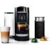 Nespresso Vertuo Plus Deluxe Coffee and Espresso Maker by De’Longhi, Titan with Aeroccino Milk Frother, 110 Volts(Black)