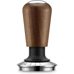 Breville BEA302WLW Force Gauge Tamper Espresso Tool, 58mm, Walnut(54 mm)