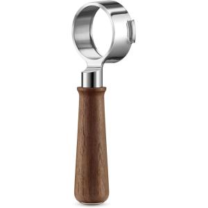 Breville BEA304WLW Naked Portafilter Espresso Machine Accessory, 58mm, Walnut