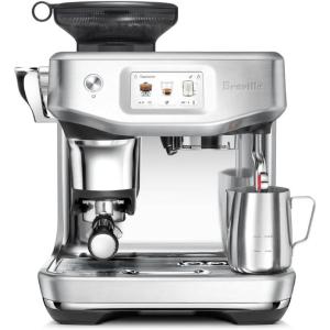 Breville Barista Touch Impress Espresso Machine BES881DBL, Damson Blue(Brushed Stainless Steel)